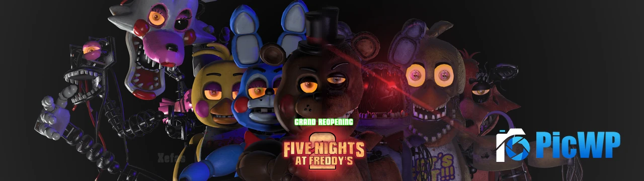 Five Nights at Freddy's 2 Ultrawide 6K Wide Wallpaper