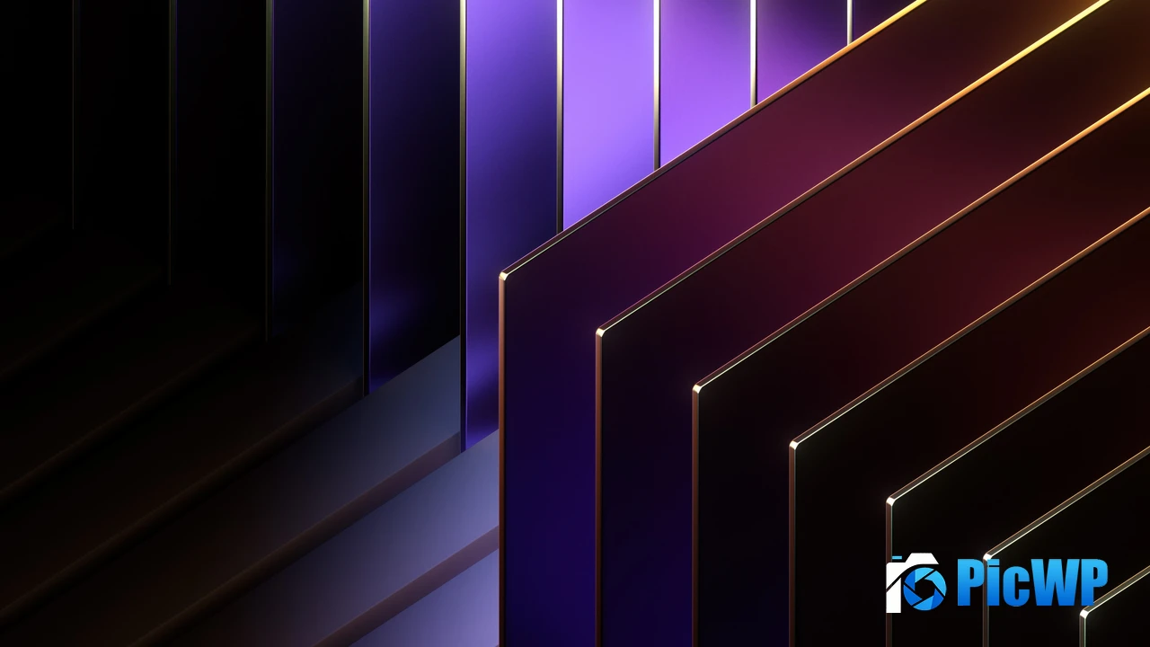 Geometric Purple abstract 4K PC Wallpaper