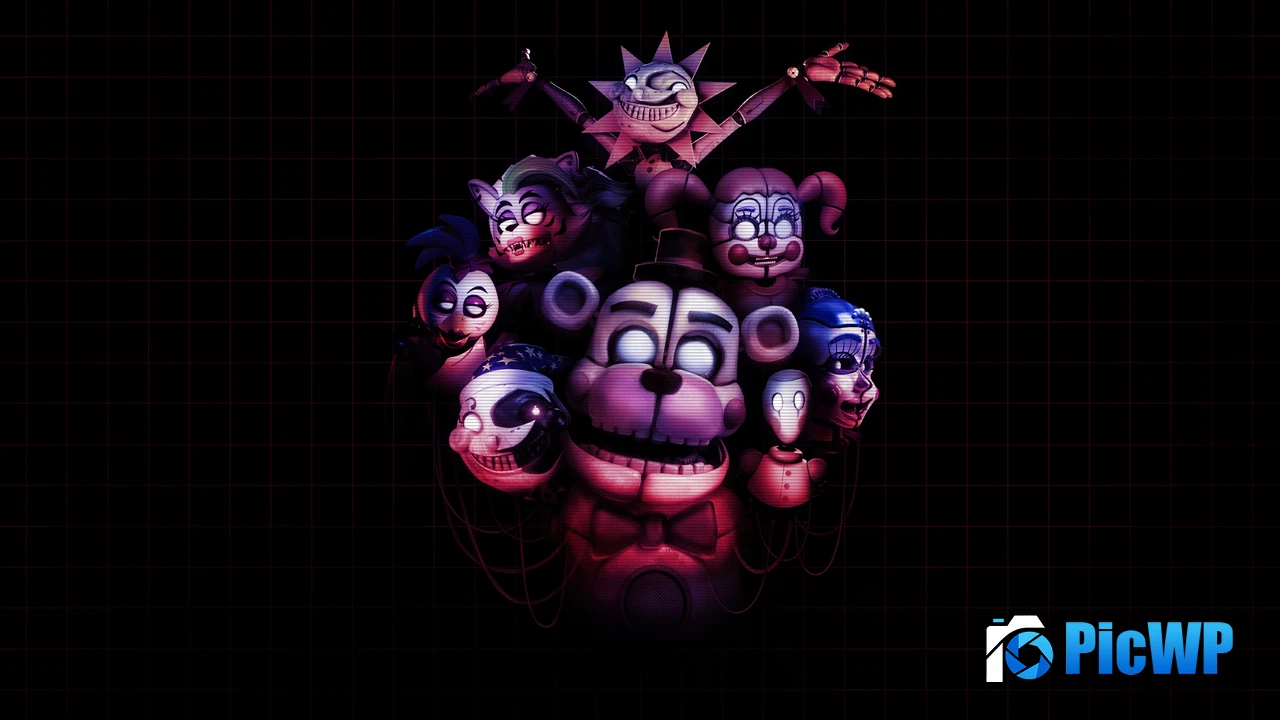 Five Nights at Freddy's Dark aesthetic 4K PC Wallpaper