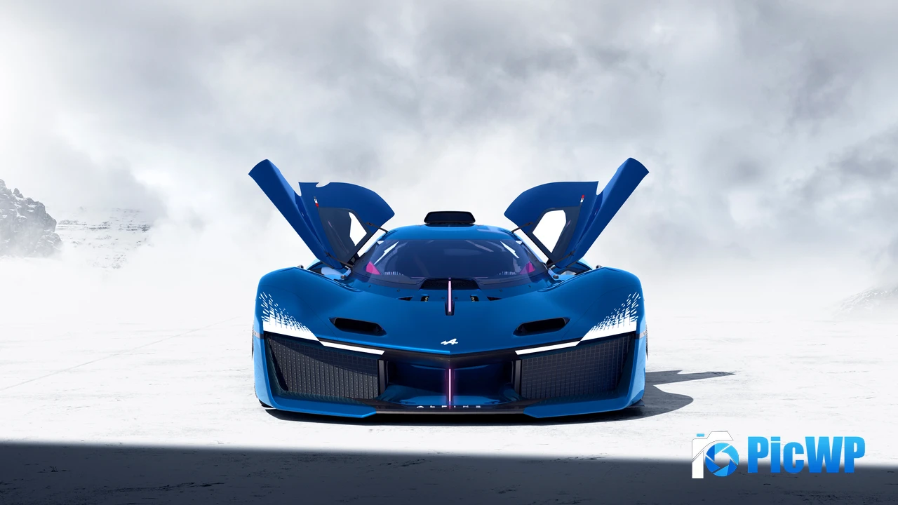 Alpine Alpenglow Hy6 Supercar 4K PC Wallpaper