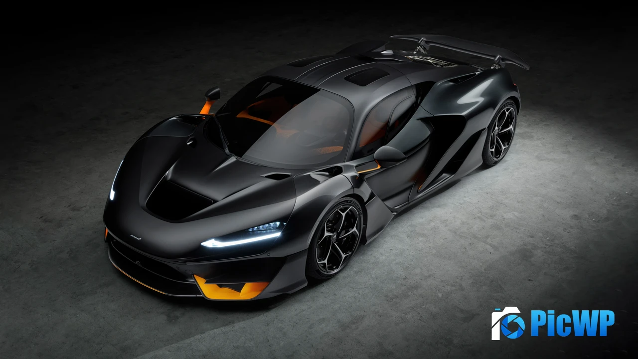 McLaren W1 Dark aesthetic 4K PC Wallpaper