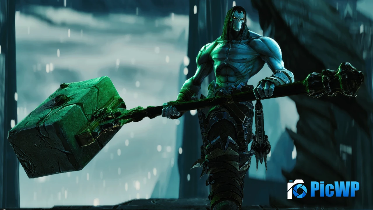 Death (Darksiders) Hammer 4K PC Wallpaper