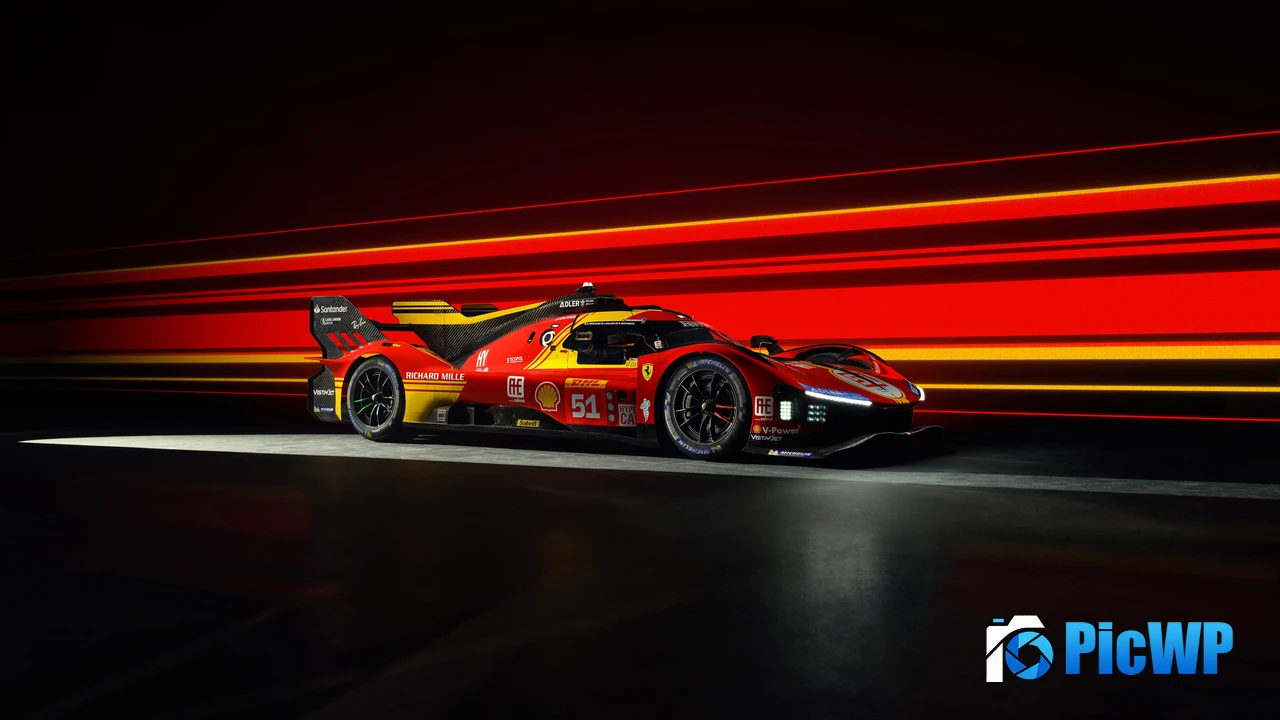 Ferrari 499P 4K PC Wallpaper