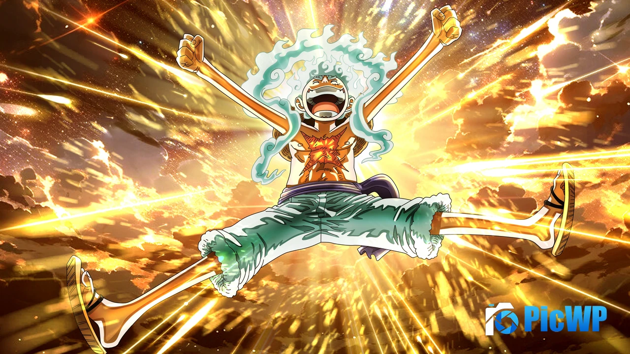 Laughing Luffy One Piece 4K PC Wallpaper