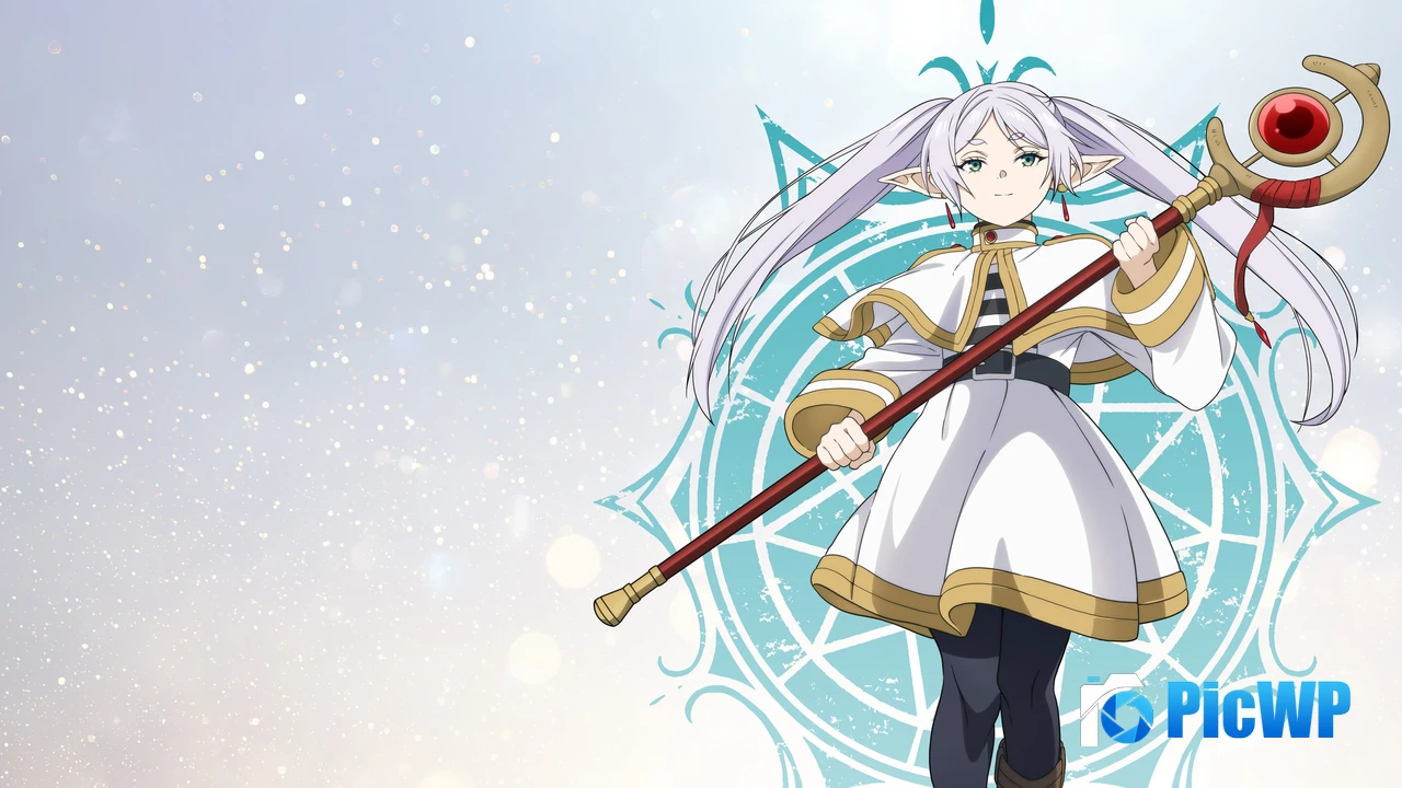 Frieren: Beyond Journey039s End Character art 5K PC Wallpaper