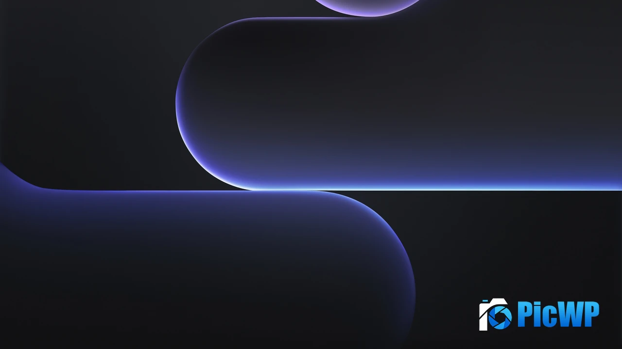 Purple abstract Blue light 4K PC Wallpaper