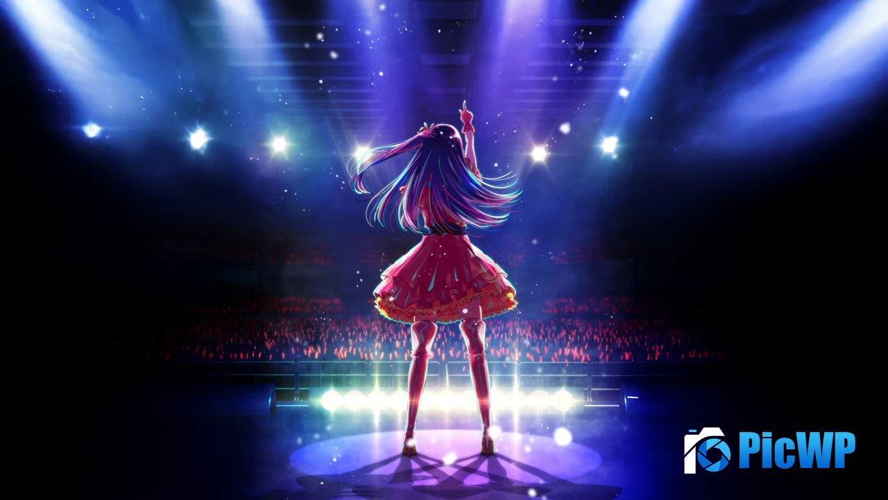 Ai Hoshino Live concert 4K PC Wallpaper