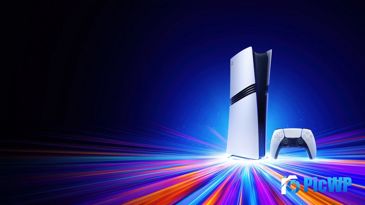 PlayStation 5 Pro Gaming console 4K PC Wallpaper