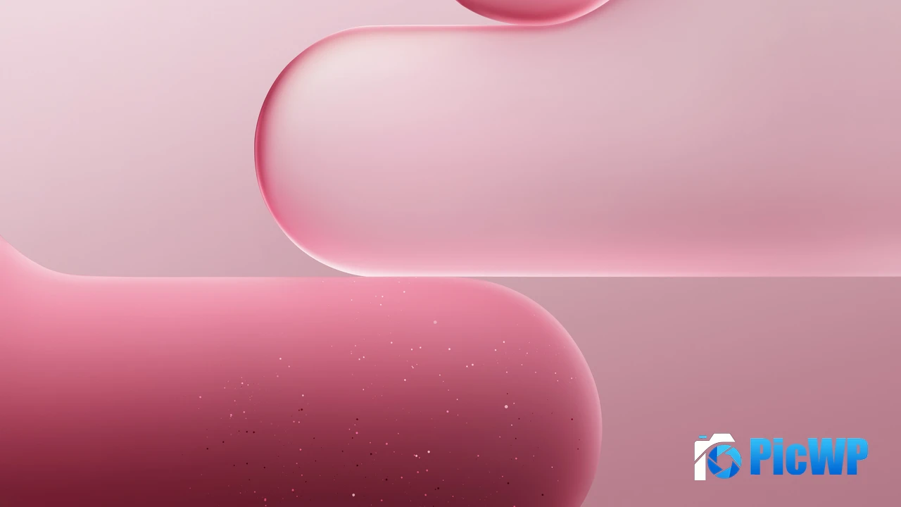 Pink abstract 3D background 4K PC Wallpaper