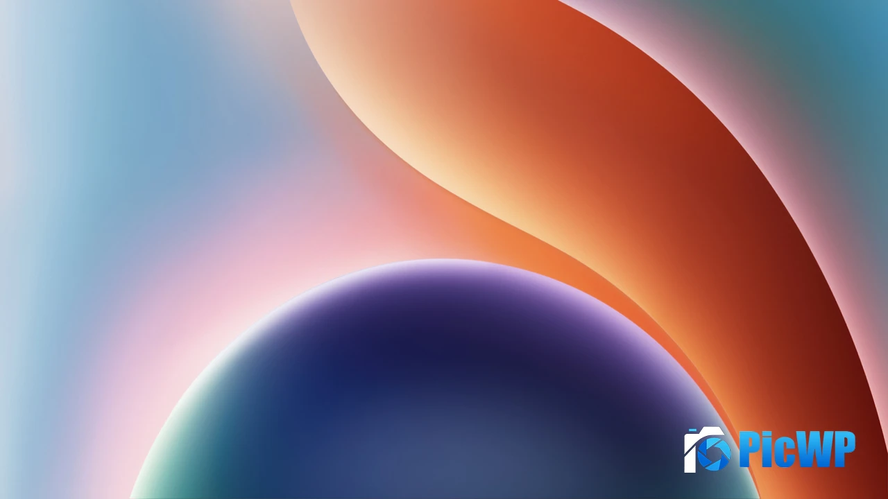 Colorful abstract Curves 4K PC Wallpaper