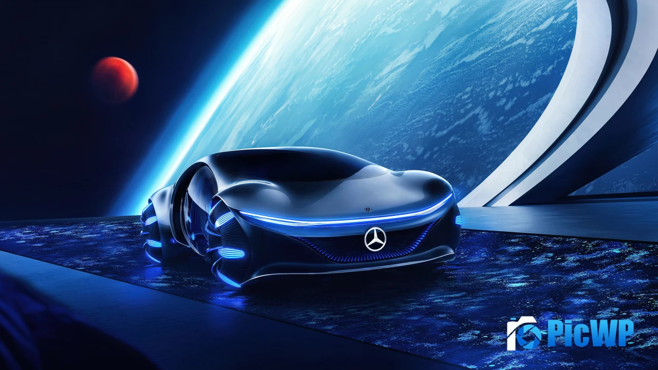 Mercedes-Benz VISION AVTR Outer space 4K PC Wallpaper
