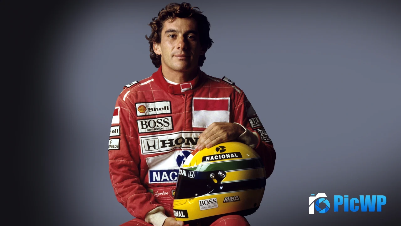 Ayrton Senna Race driver 4K PC Wallpaper