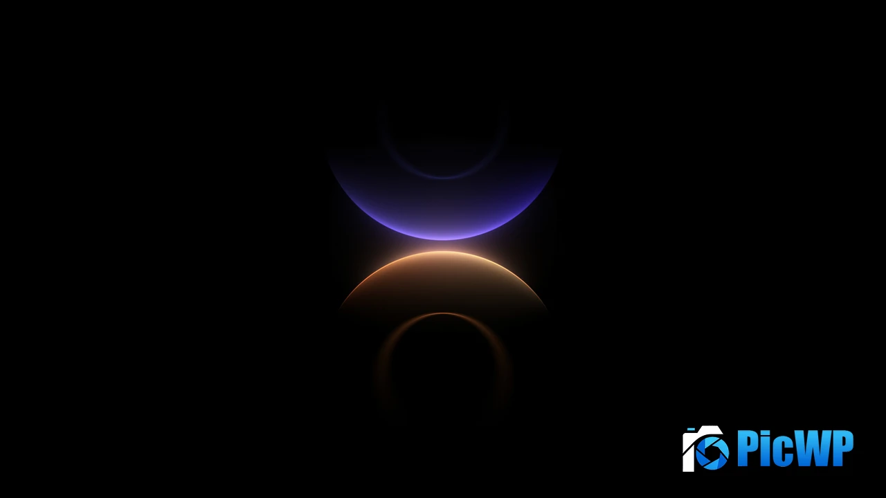 Circular Glow in dark 4K PC Wallpaper