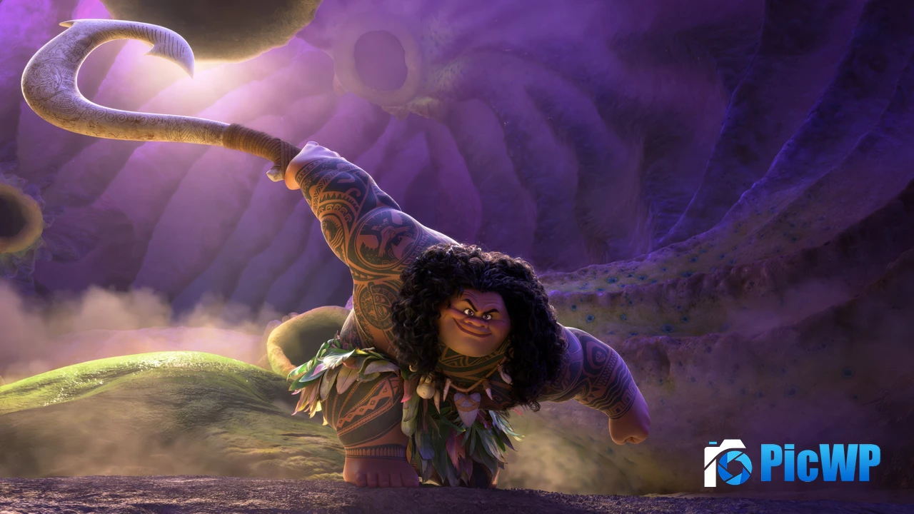Maui (Dwayne Johnson) Ultrawide 4K PC Wallpaper