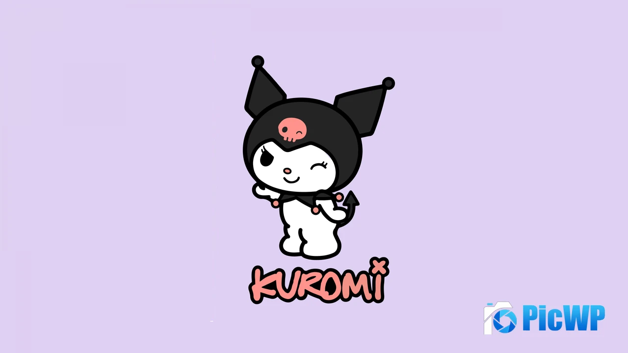 Kuromi Sanrio 4K PC Wallpaper