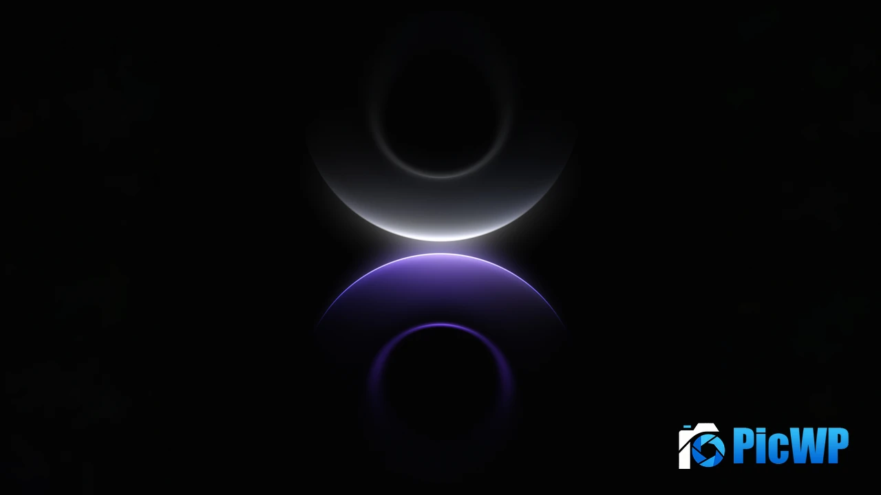 Geometric Rings 4K PC Wallpaper