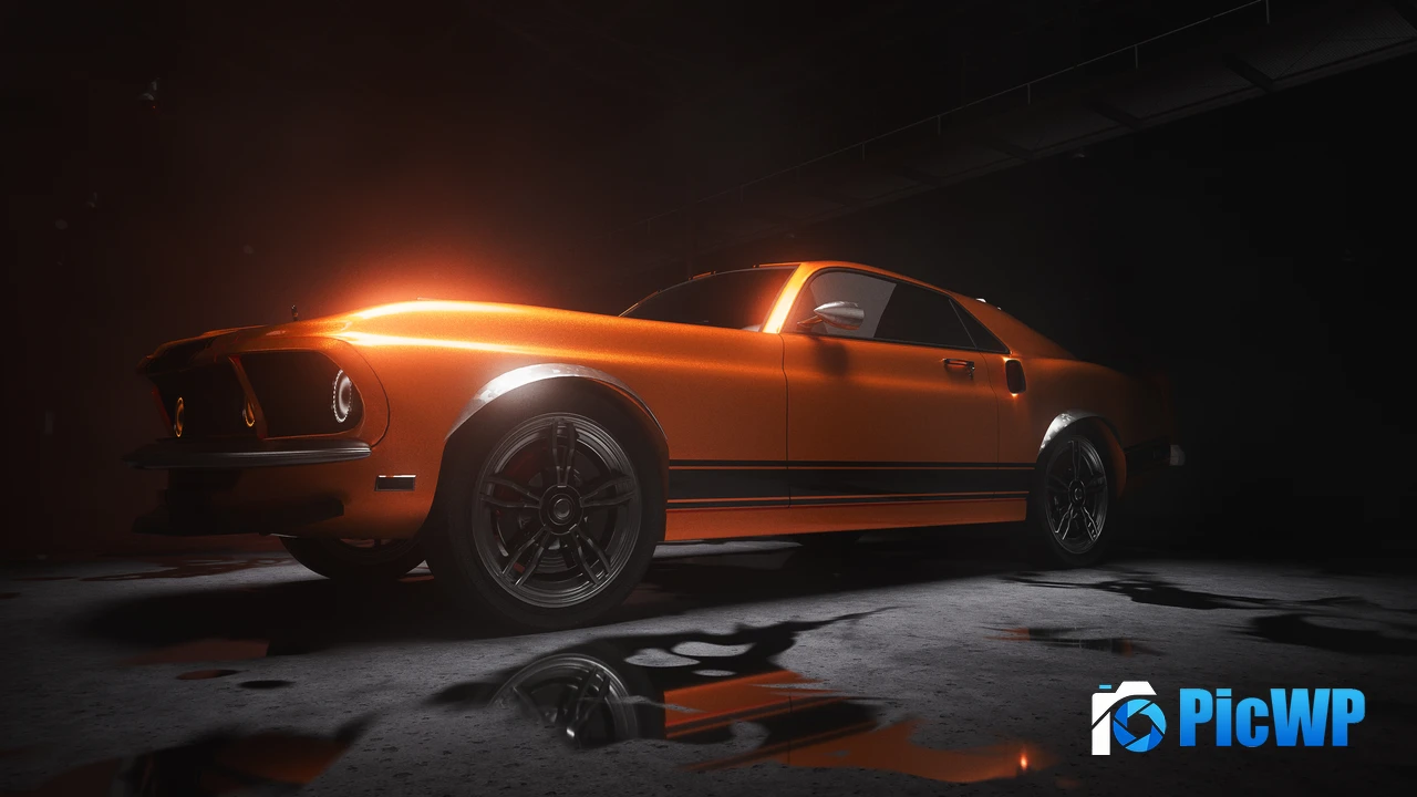 Ford Mustang Boss 302 Vintage car 4K PC Wallpaper