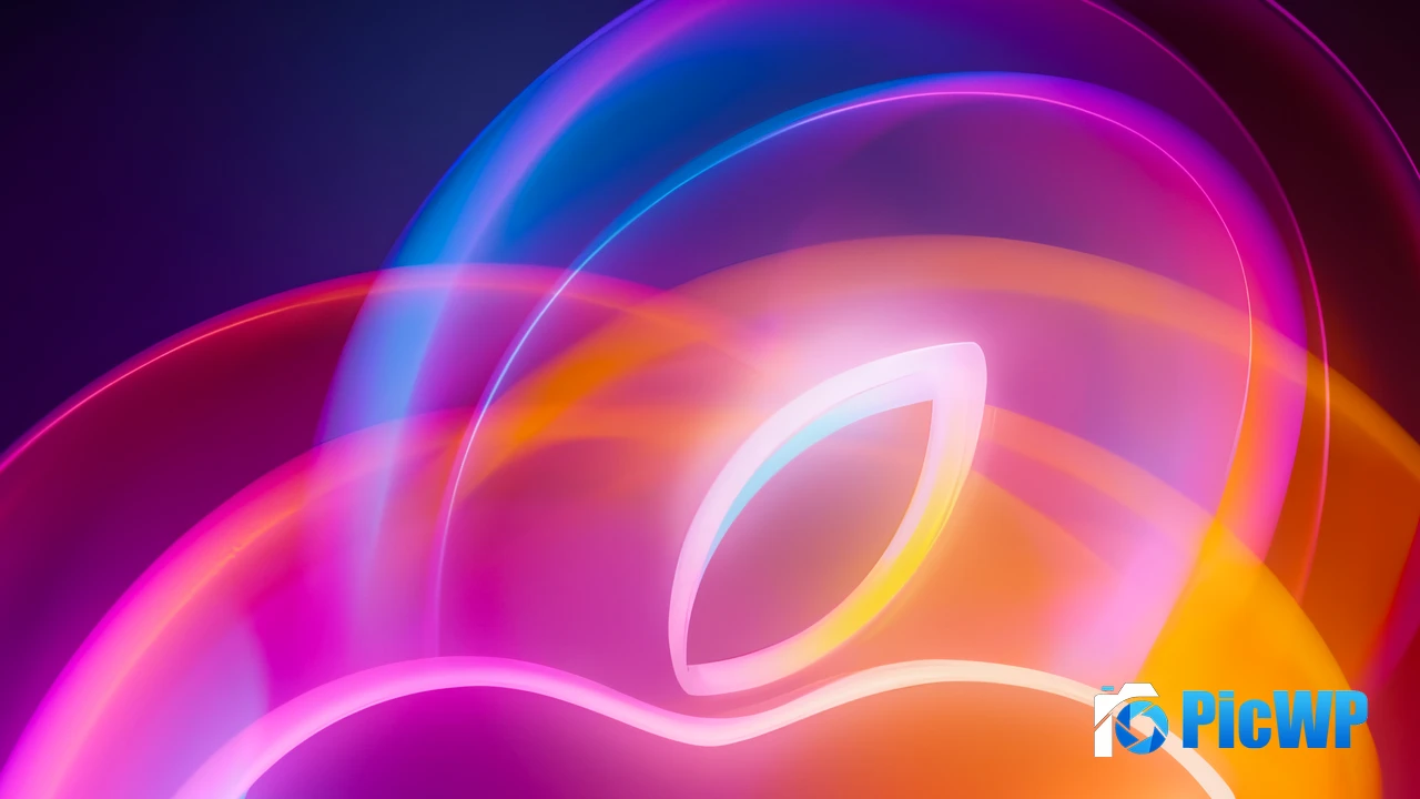 Apple Event 2024 Glowtime 4K PC Wallpaper