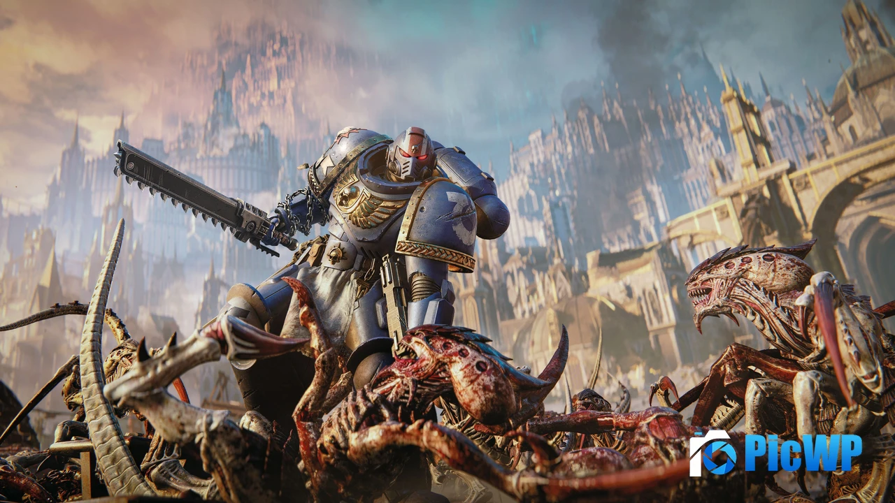 Warhammer 40K Space Marine 2 PlayStation 5 4K PC Wallpaper