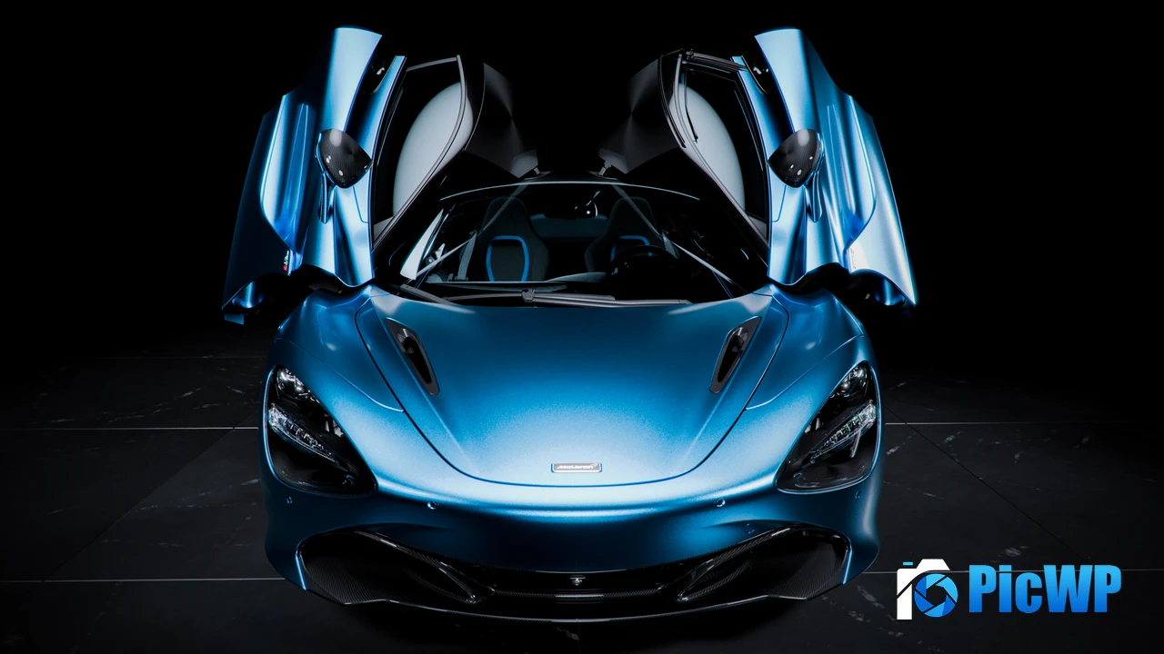 McLaren 720S Dark background 4K PC Wallpaper
