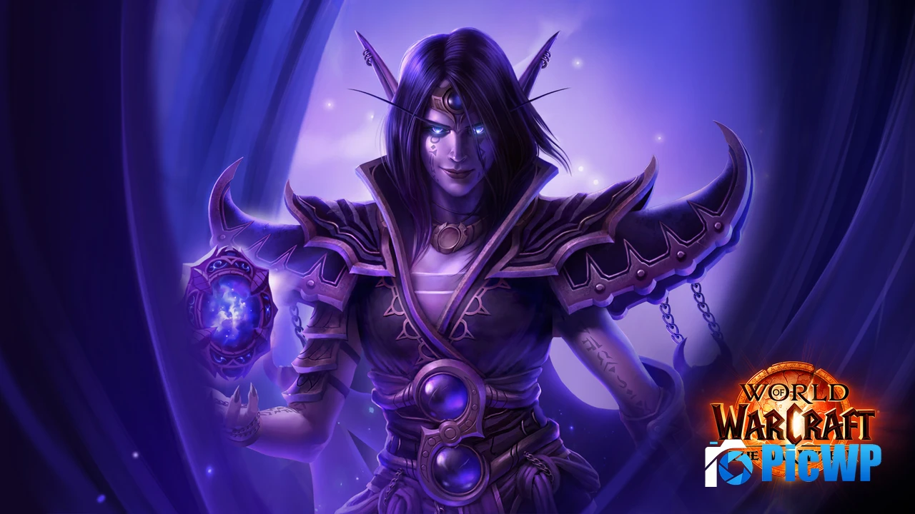 Voidweaver Purple aesthetic 4K PC Wallpaper