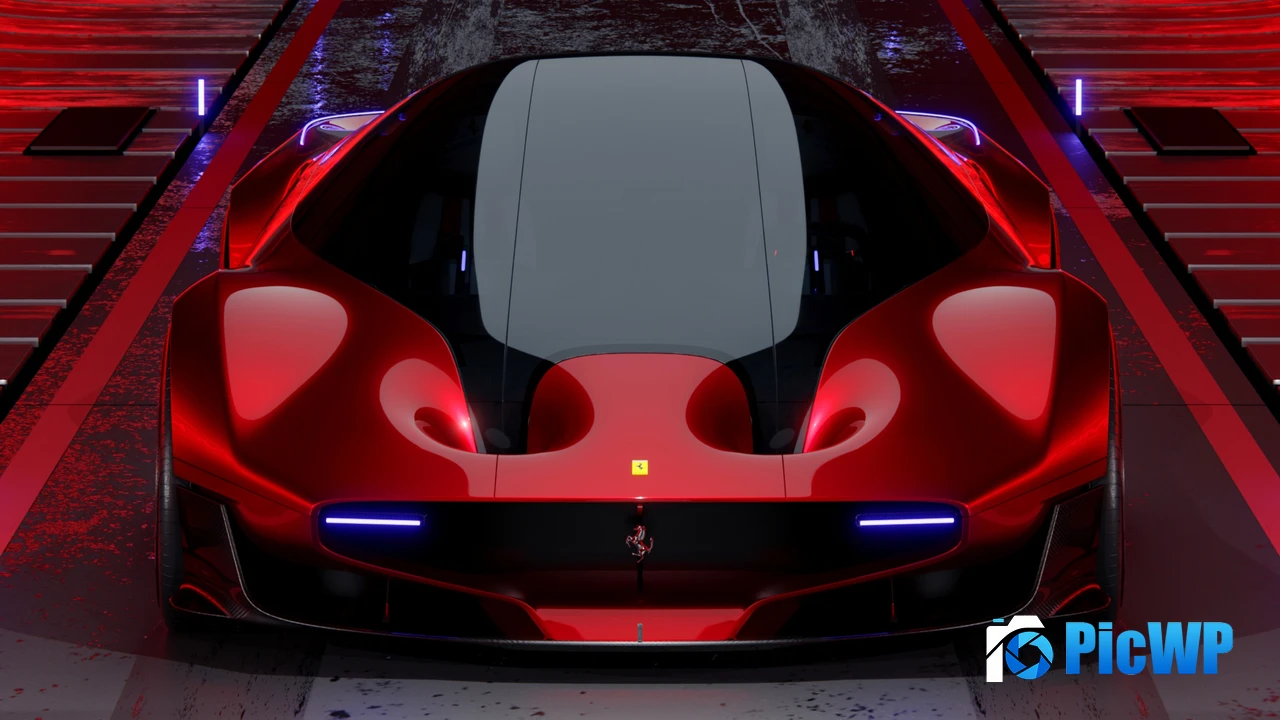 Ferrari Sports car 4K PC Wallpaper