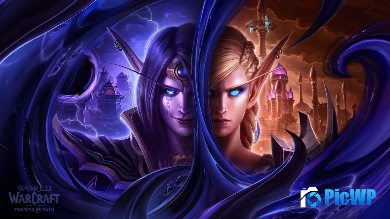 Discipline Priest vs Shadow Priest WOW The War Within 4K PC Wallpaper
