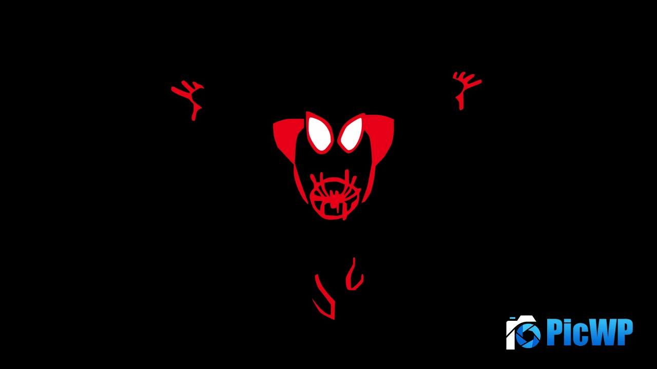 Miles Morales Minimal art 4K PC Wallpaper
