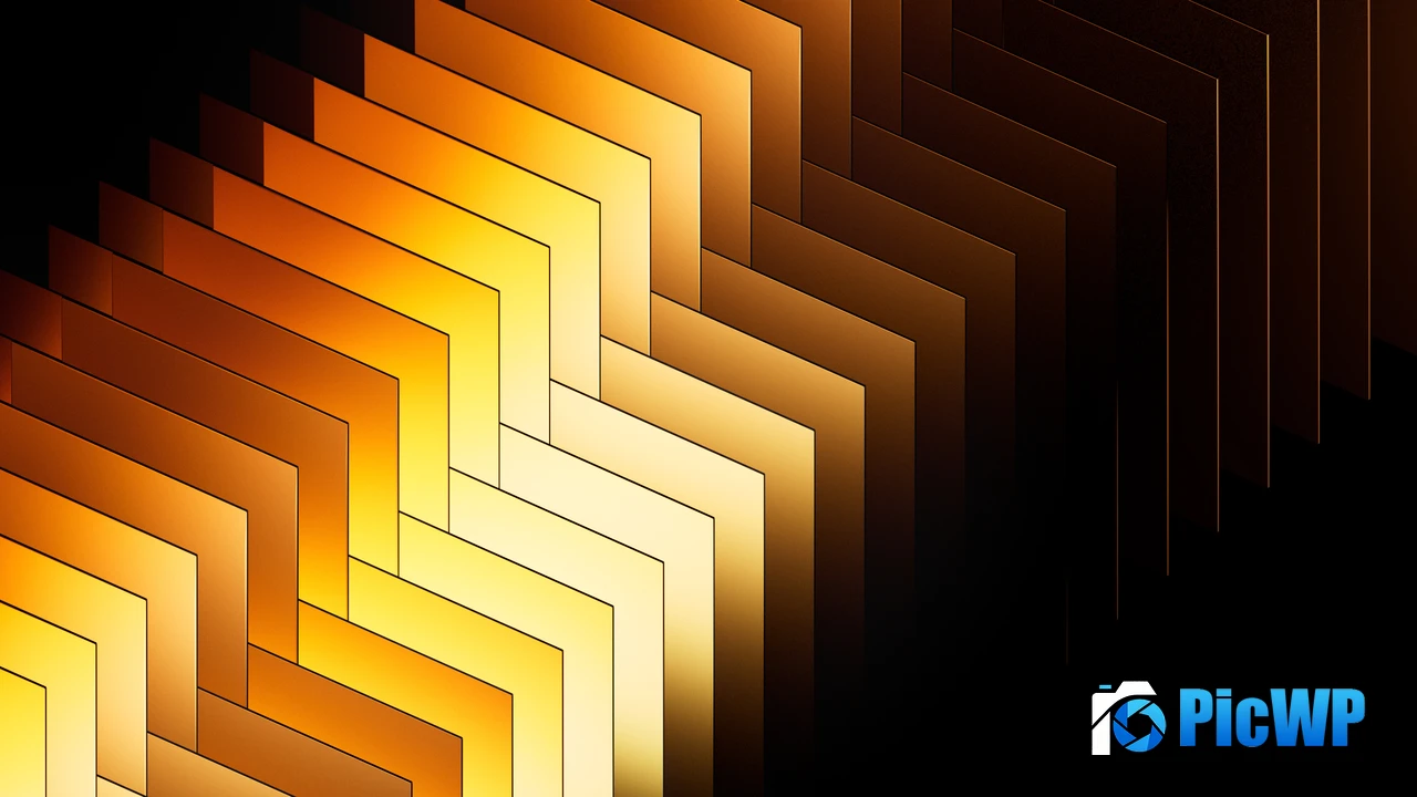 Geometric Layers 4K PC Wallpaper