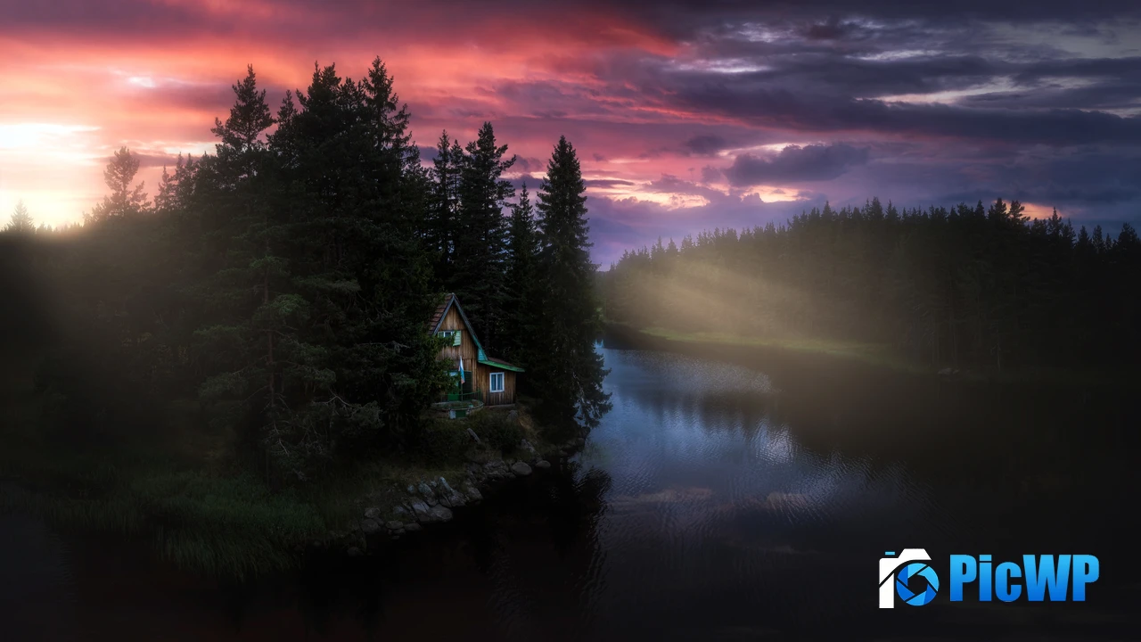 Scenic Cabin 4K PC Wallpaper