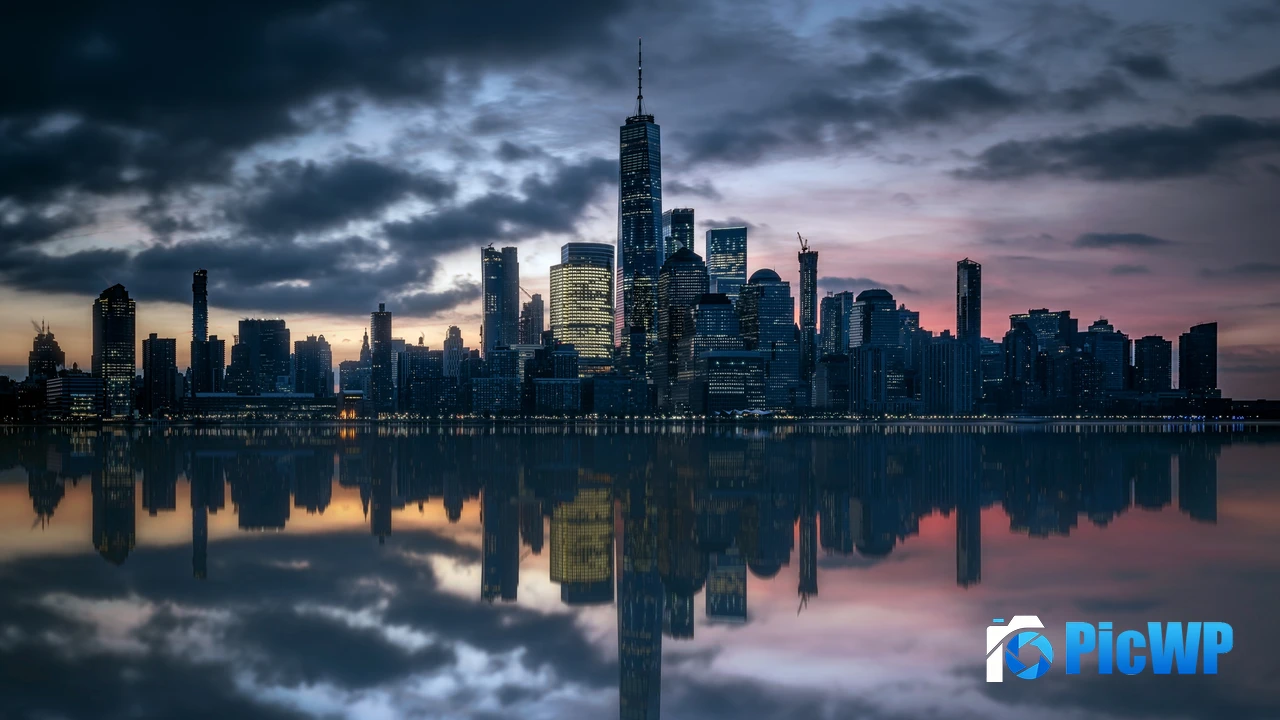 Manhattan Skyline Hudson River 4K PC Wallpaper