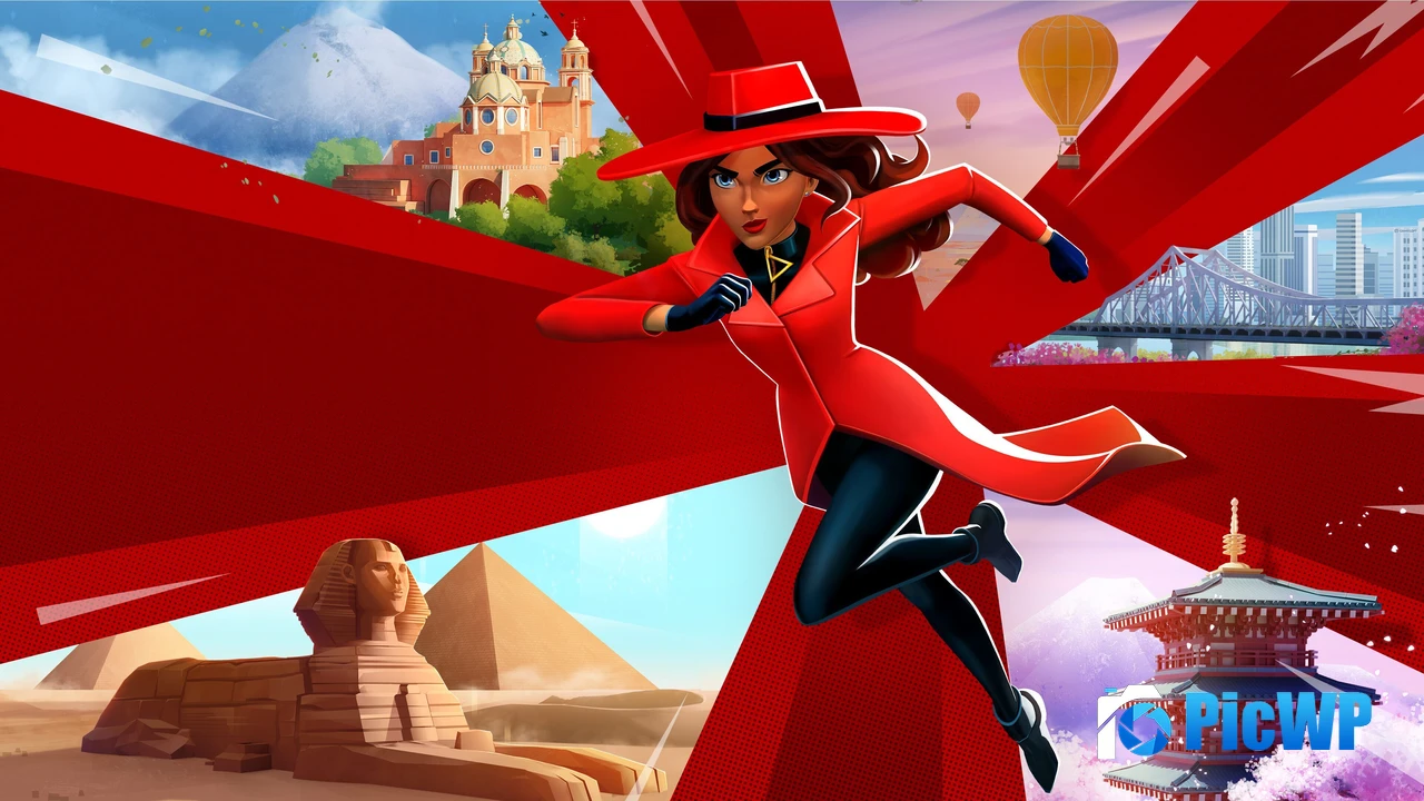 Carmen Sandiego Video Game 4K PC Wallpaper