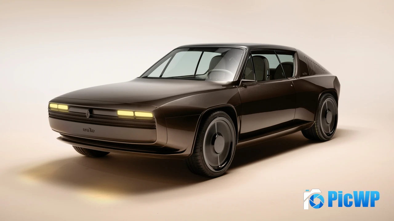 Renault R17 electric restomod x Ora Ito 2024 4K PC Wallpaper