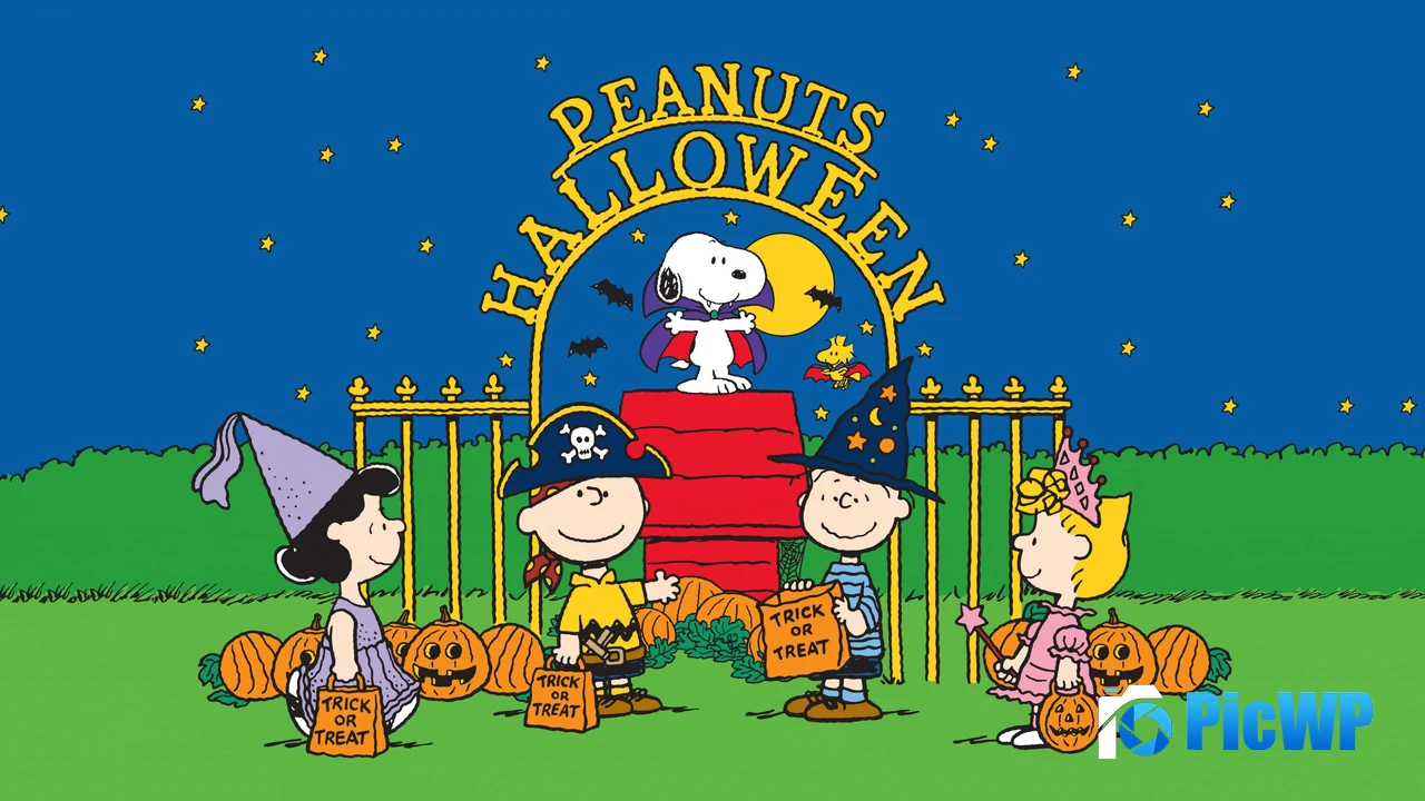 Peanuts Trick or treat 4K PC Wallpaper