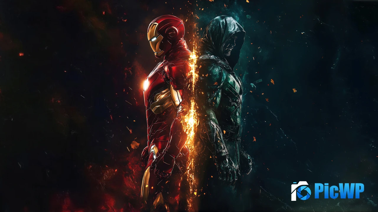 Iron Man Doctor Doom 4K PC Wallpaper