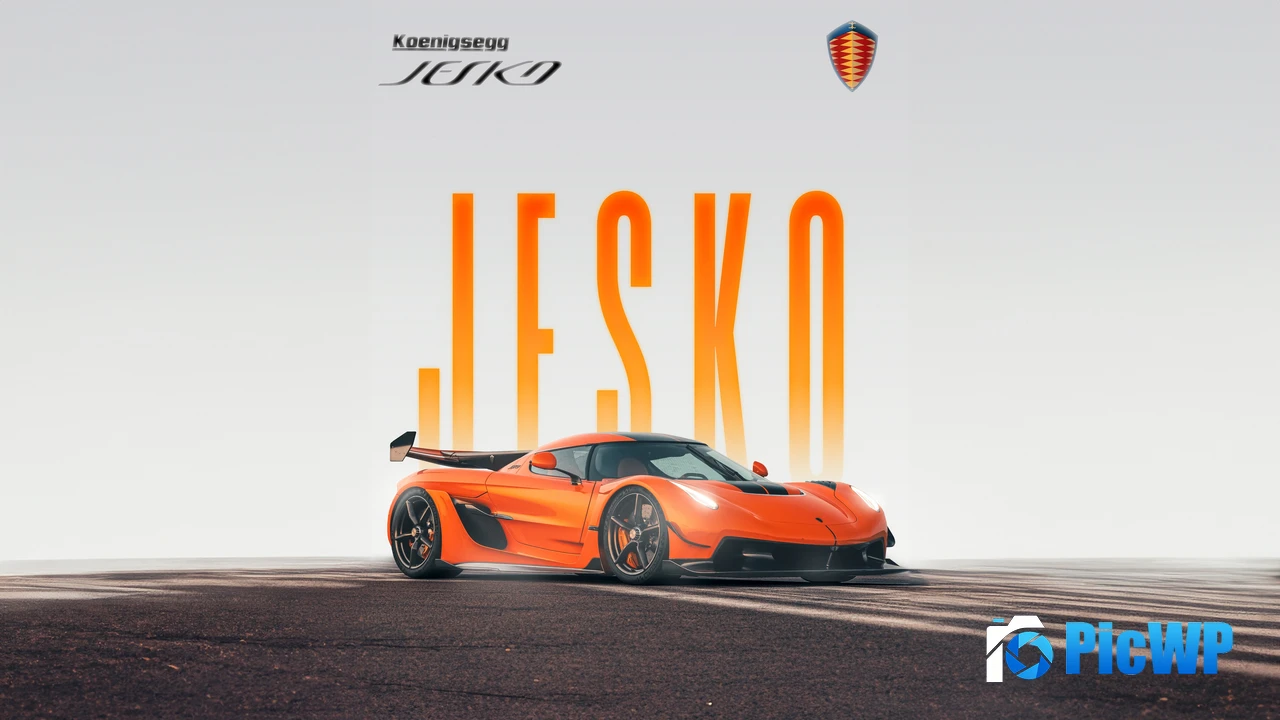 Koenigsegg Jesko Poster 4K PC Wallpaper