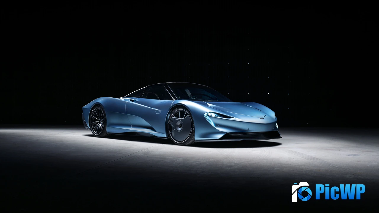 McLaren Speedtail Dark background 4K PC Wallpaper