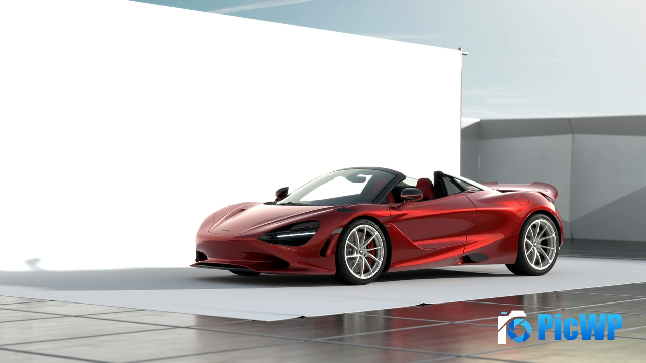McLaren 750S Volcano Red 4K PC Wallpaper