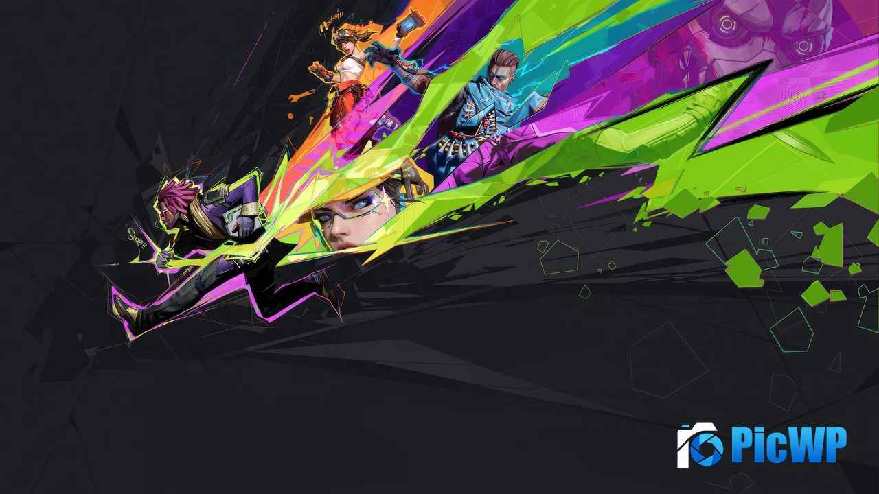 FragPunk Dark background 4K PC Wallpaper