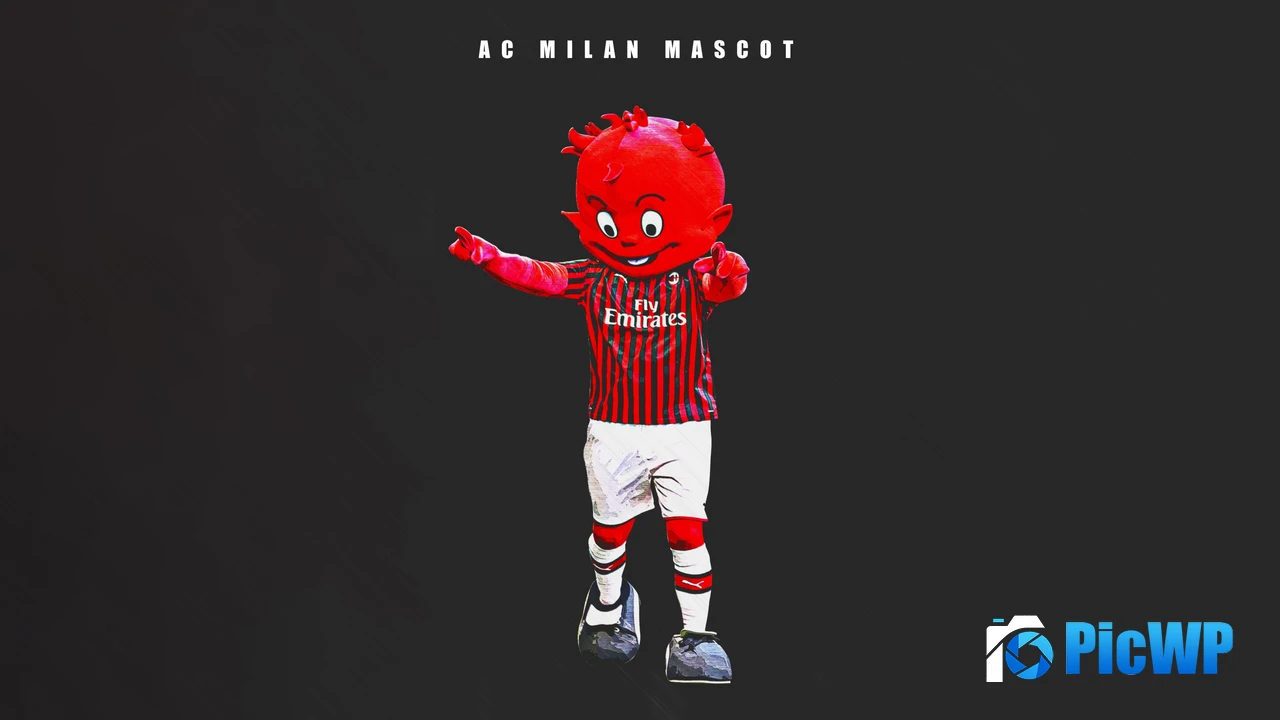AC Milan Mascot 4K PC Wallpaper
