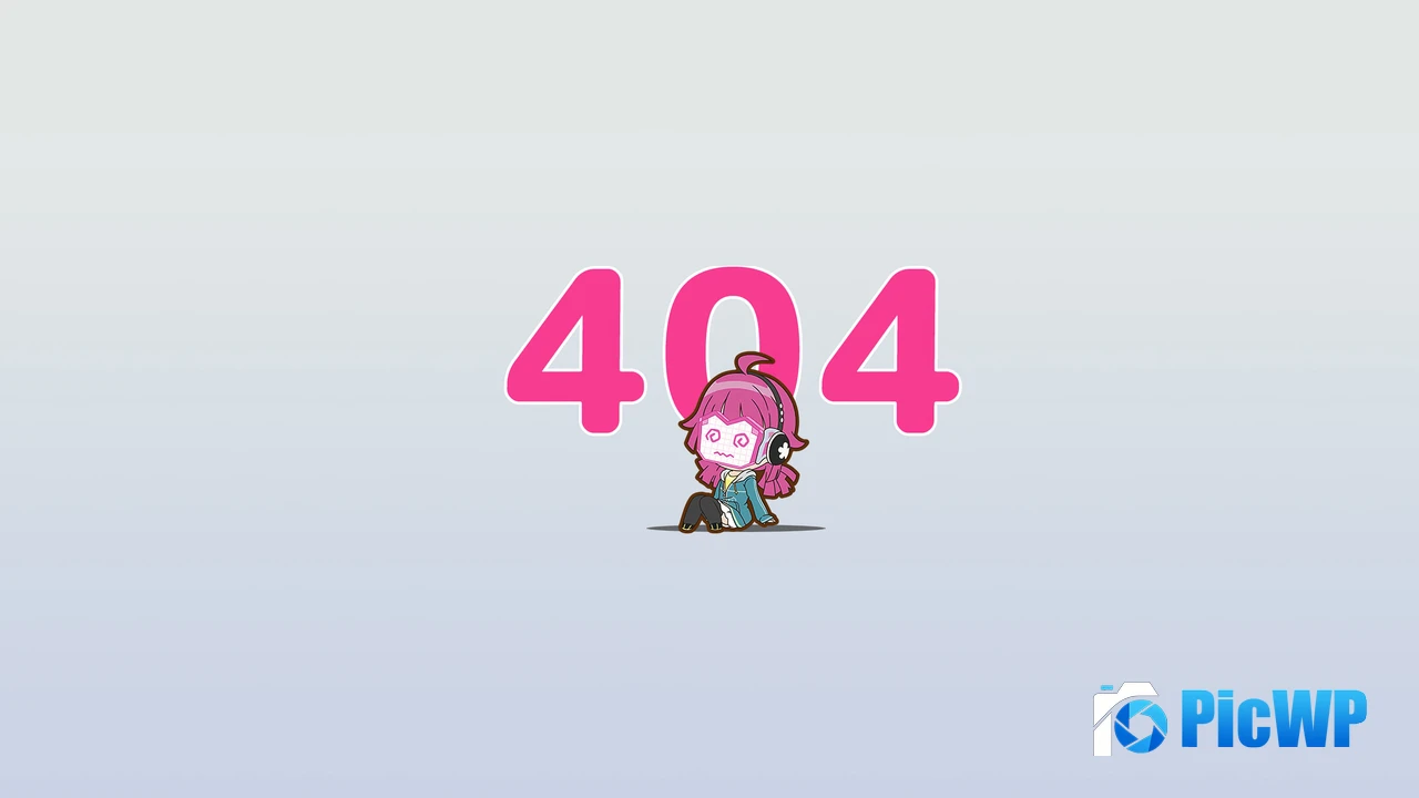 404 not found Cute anime 4K PC Wallpaper