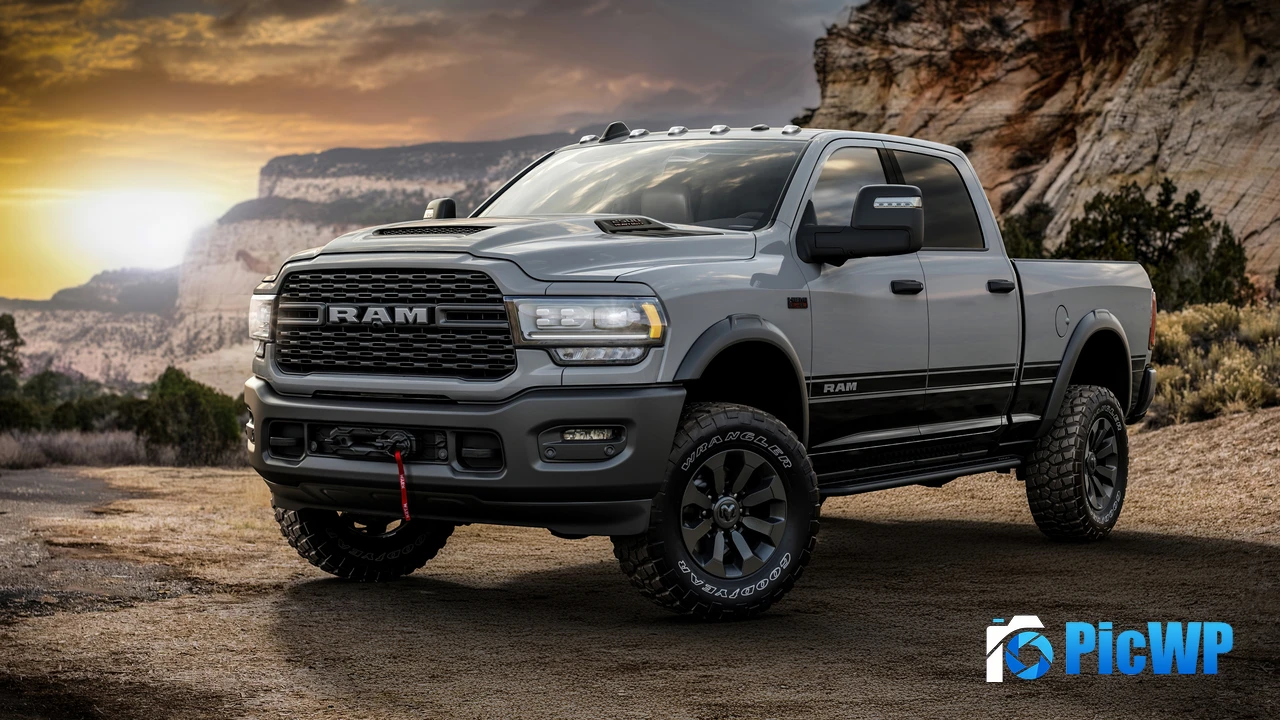 Ram 2500 Power Wagon Crew Cab Lunar 2024 4K PC Wallpaper