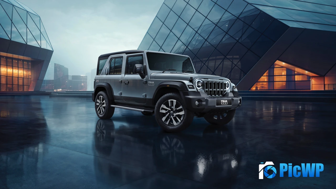 Mahindra Thar Roxx 4K PC Wallpaper