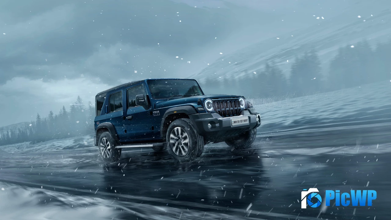 Mahindra Thar Roxx 2024 4K PC Wallpaper