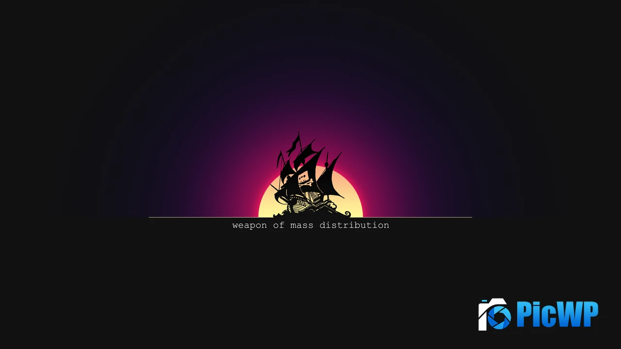 Pirate ship Purple aesthetic 4K PC Wallpaper