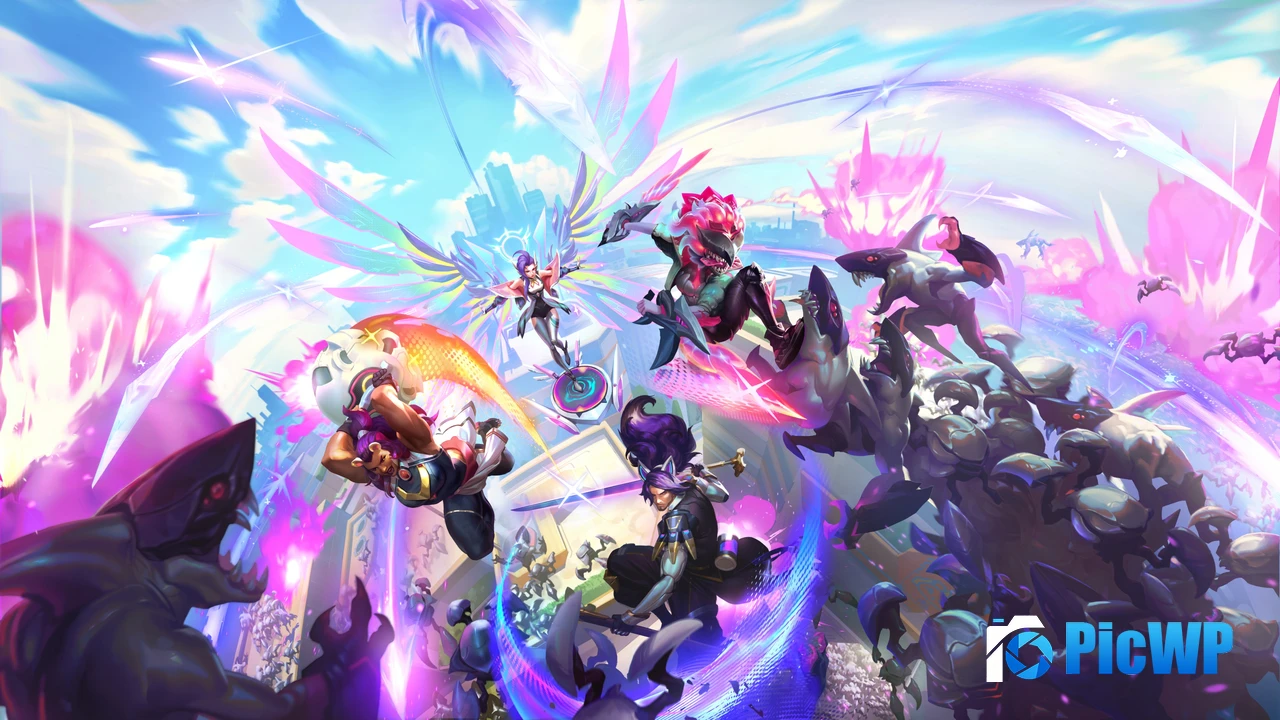 League of Legends Swarm Anima Squad 4K PC Wallpaper