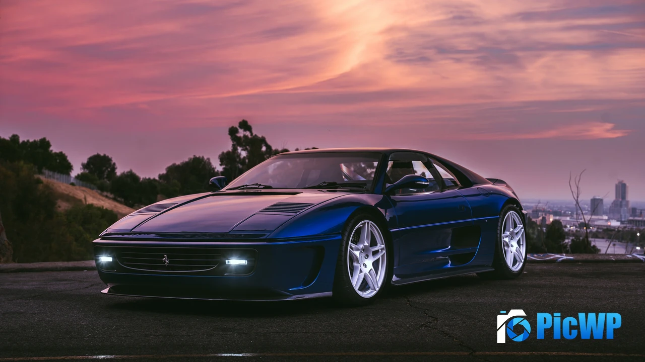 Ferrari F355 Retro Supercar by Evoluto 4K PC Wallpaper