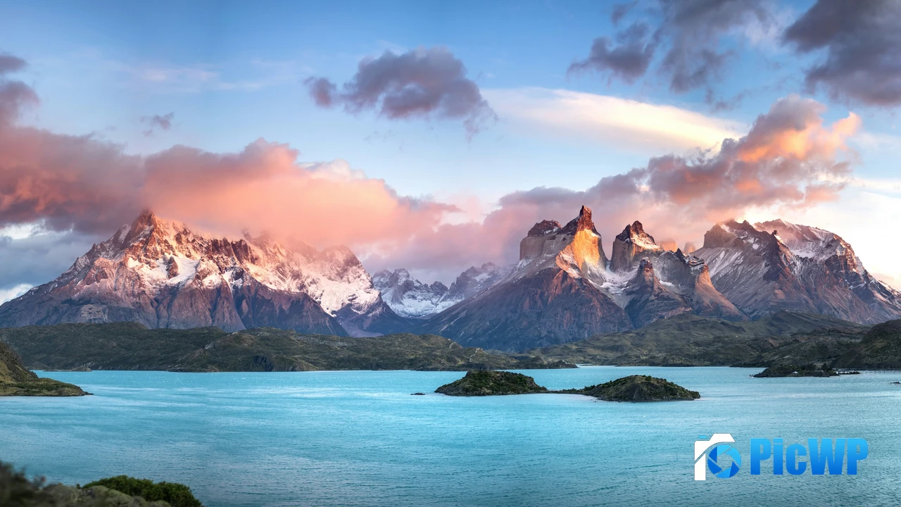 Torres del Paine National Park Panorama 4K PC Wallpaper