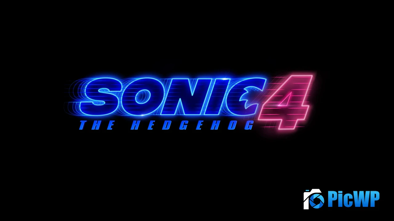 Sonic the Hedgehog 4 Logo 4K PC Wallpaper