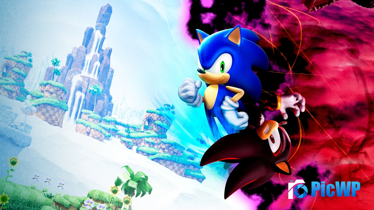 Sonic X Shadow Generations Video Game 4K PC Wallpaper